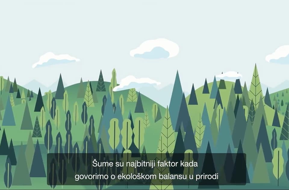 Edukativni video materijal „Čuvajmo šume“